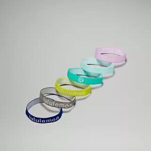 Lululemon Flat Hair Elastics *6 Pack - NWT